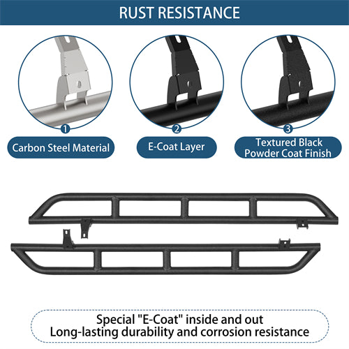 Tube Slider Rocker Guards For 2003-2009 Toyota 4Runner - Ultralisk4x4