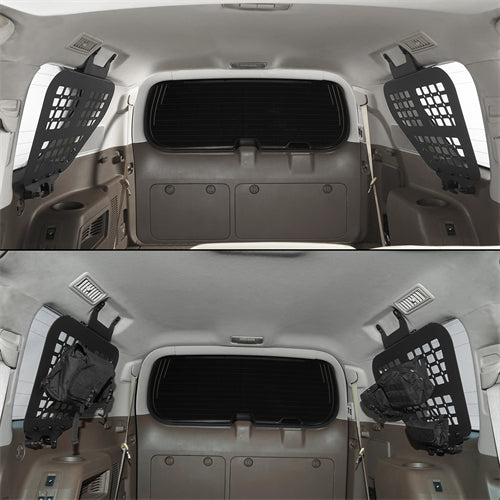 Rear Window Interior Storage Molle Panel Kit For 2010-2023 Lexus GX460 - Ultralisk4x4
