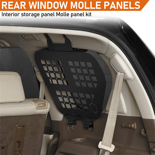 Rear Window Interior Storage Molle Panel Kit For 2010-2023 Lexus GX460 - Ultralisk4x4