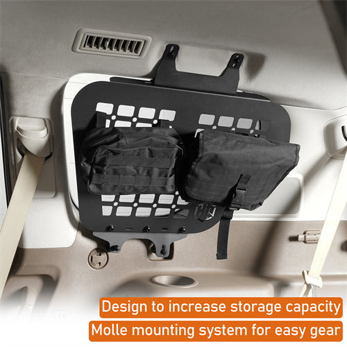 Rear Window Interior Storage Molle Panel Kit For 2010-2023 Lexus GX460 - Ultralisk4x4