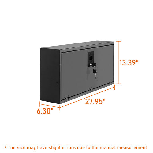 2 Gen Tailgate Storage Lock Box For 2018-2025 Jeep Wrangler JL - Ultralisk4x4