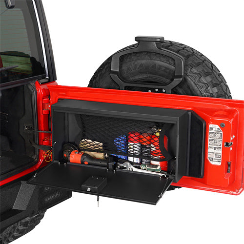 2 Gen Tailgate Storage Lock Box For 2018-2025 Jeep Wrangler JL - Ultralisk4x4