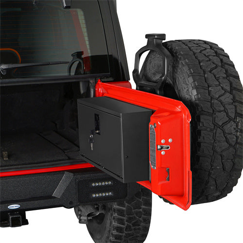 2 Gen Tailgate Storage Lock Box For 2018-2025 Jeep Wrangler JL - Ultralisk4x4