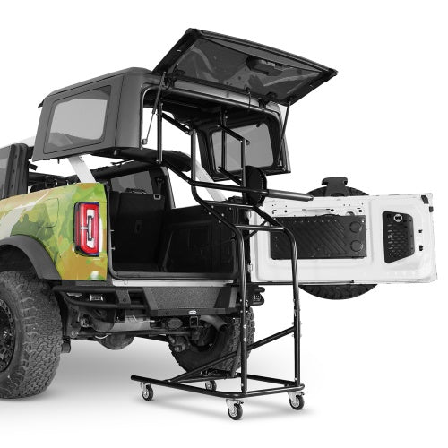 Jeep Hard Top Lift Holder Rack (97-26 Jeep Wrangler TJ & JK & JL & Ford Bronco 4-Door) - ultralisk4x4