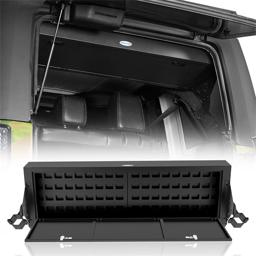 Road Trip Trunk Upper Locking Storage Box For 2007-2018 Jeep Wrangler JK 4-Door Hardtop - Ultralisk4x4-u2109-1