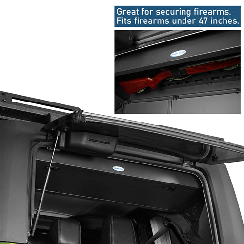Road Trip Trunk Upper Locking Storage Box For 2007-2018 Jeep Wrangler JK 4-Door Hardtop - Ultralisk4x4-u2109-6