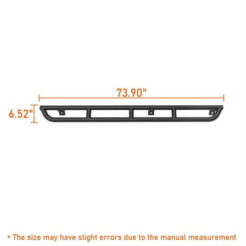 Tube Slider Rocker Guards For 2015-2025 Chevy Colorado & GMC Canyon Crew Cab - Ultralisk4x4