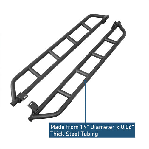 Tube Slider Rocker Guards For 2016-2023 Toyota Tacoma Double Cab - Ultralisk4x4