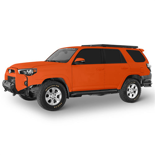 Tube Slider Rocker Guards w/ Kick-Out For 2010-2025 Toyota 4Runner (Excluding Limited, Nightshade, TRD Sport & 10-13 SR5) - Ultralisk4x4