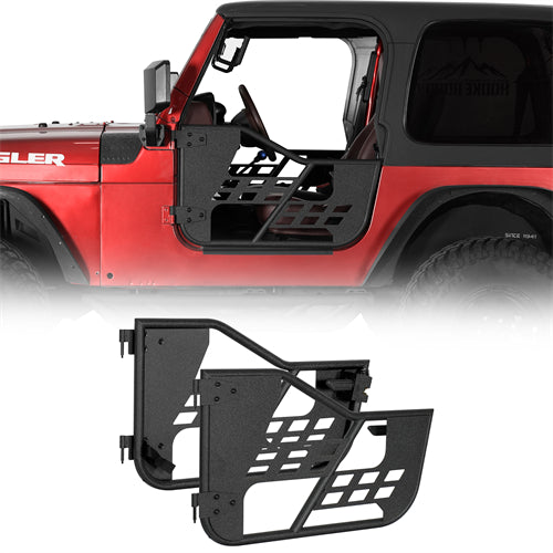 Rock Crawler Tubular Door Guards For 1997-2006 Jeep Wrangler TJ - Ultralisk4x4