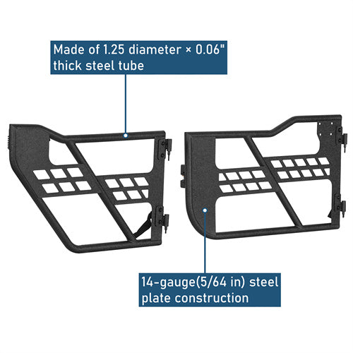 Tubular Door & Rock Crawler Door Storage(18-25 Jeep Wrangler JL & Jeep Gladiator JT) - Ultralisk 4x4