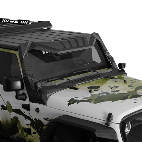 Off-Road Madmax Windshield Frame Cover Visor/Cowl Combination For 2007-2018 Jeep Wrangler JK - Ultralisk4x4-u2108-2
