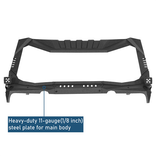 Off-Road Madmax Windshield Frame Cover Visor/Cowl Combination For 2007-2018 Jeep Wrangler JK - Ultralisk4x4-u2108-8