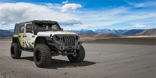 Madmax Windshield Frame Cover Visor/Cowl Combination For 2018-2005 Jeep Wrangler JL / Gladiator JT (Excluding JT Mojave, Wrangler 4xe, Rubicon 392) - Ultralisk4x4