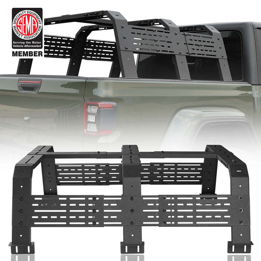 Jeep Gladiator JT & Tacoma 18.8" High Overland Bed Rack  - Ultralisk 4x4