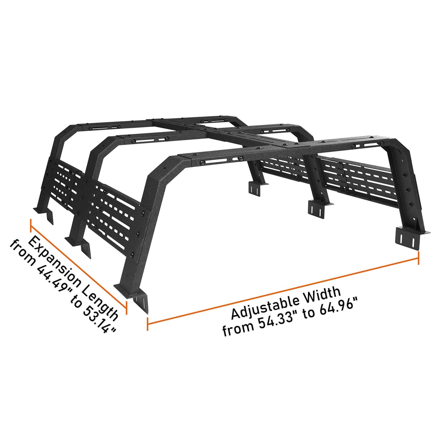 Jeep Gladiator JT & Tacoma 18.8" High Overland Bed Rack  - Ultralisk 4x4