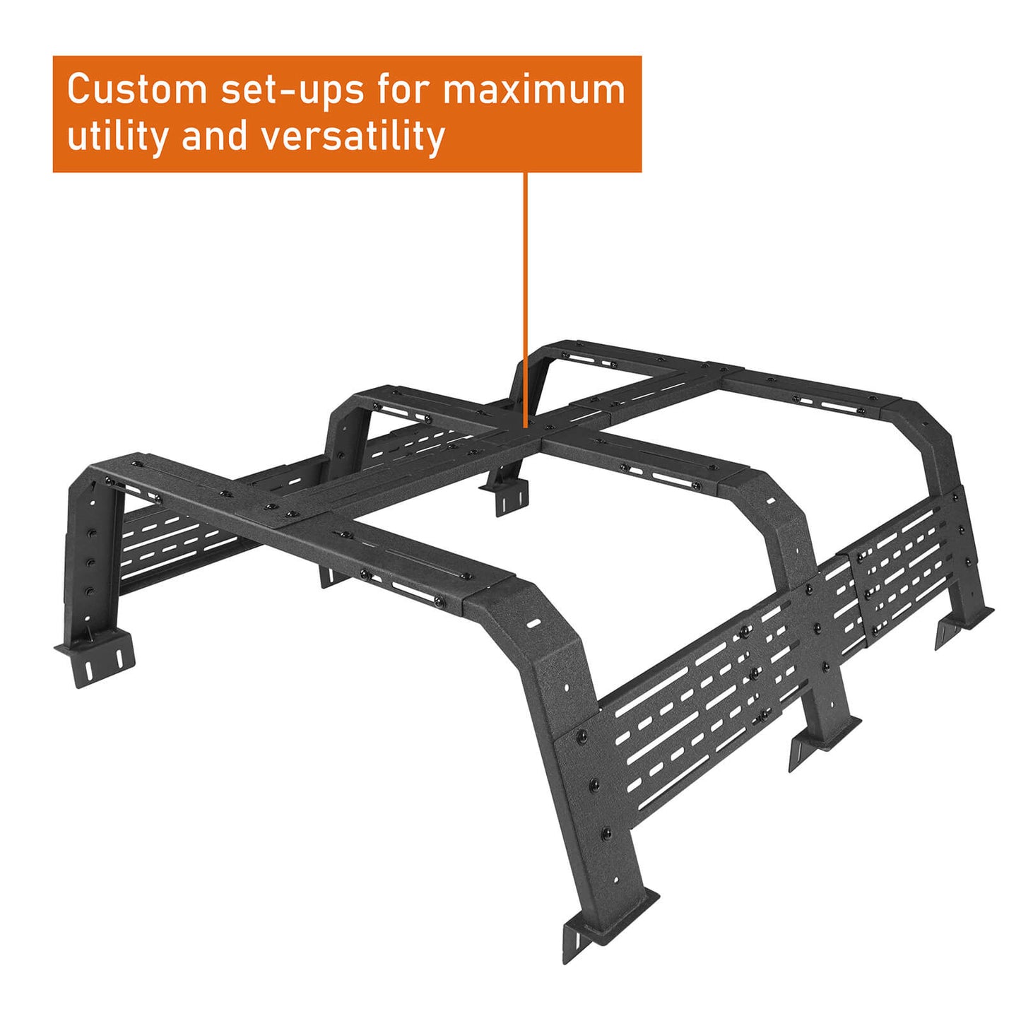 Jeep Gladiator JT & Tacoma 18.8" High Overland Bed Rack  - Ultralisk 4x4