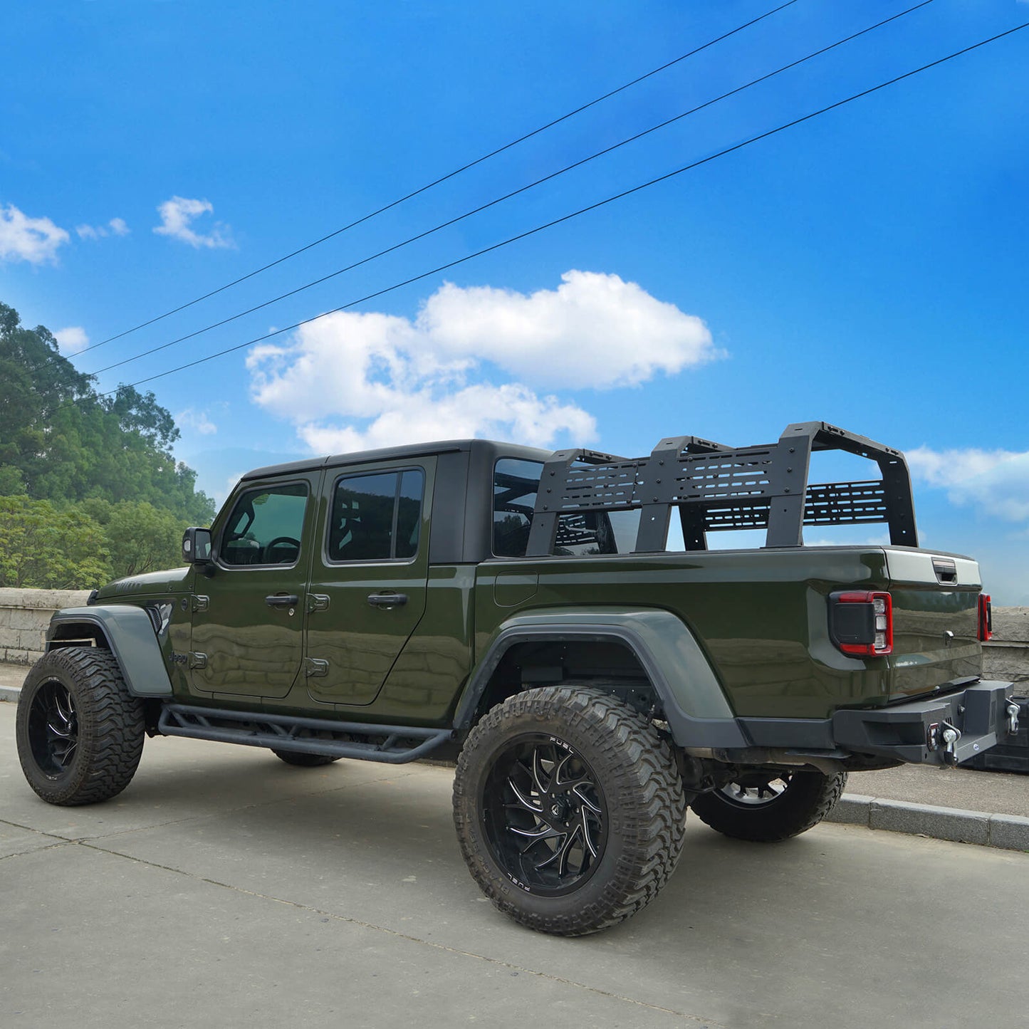 Jeep Gladiator JT & Tacoma 18.8" High Overland Bed Rack  - Ultralisk 4x4