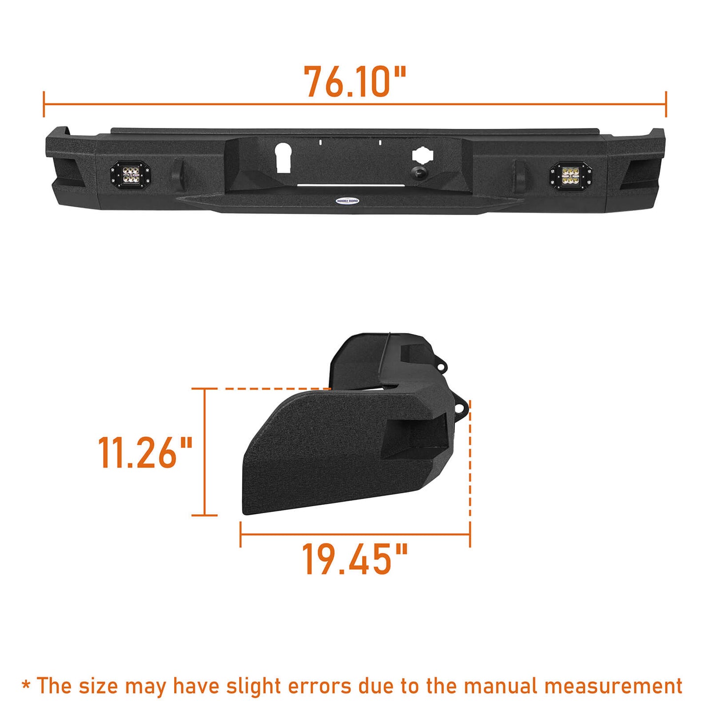 Aftermarket 20-23 GMC Sierra 2500HD Discovery Rear Bumper b9203 14