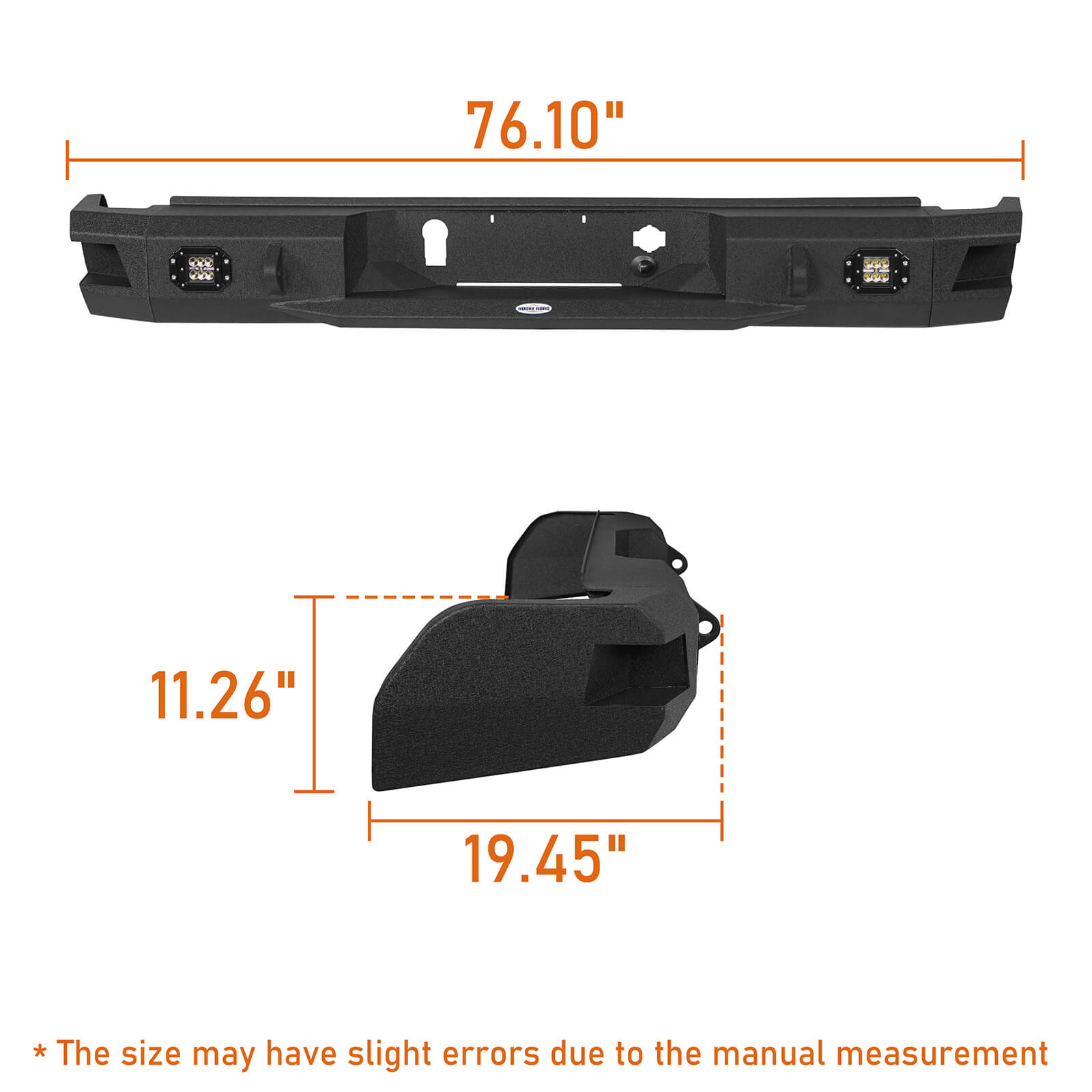 Aftermarket 20-23 GMC Sierra 2500HD Discovery Rear Bumper b9203 14