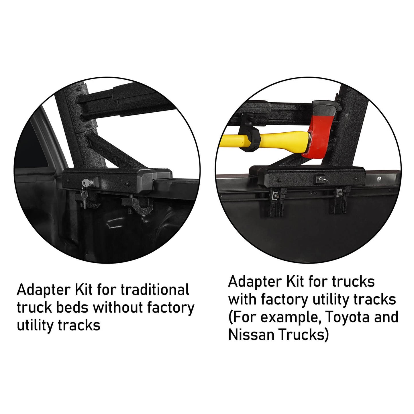 Adjustable Height Truck Bed Rack Aluminum Ladder Rack for Most Commom Truck - ultralisk4x4 Q10019  10