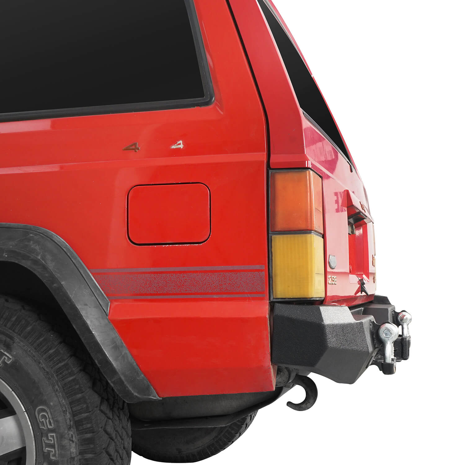 Destroyer Rear Bumper w/2 ×18W LED Floodlights for Jeep Cherokee XJ 1984-2001 BXG321 6
