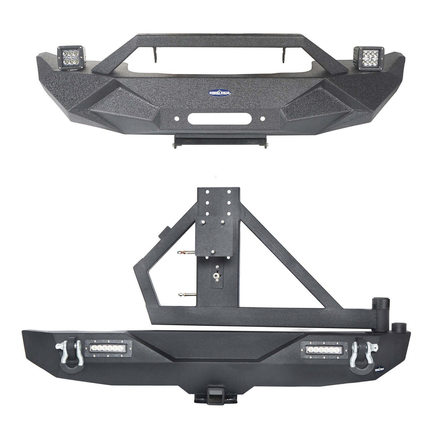 Blade Stubby Front Bumper & Different Trail Rear Bumper Combo(07-18 Jeep Wrangler JK) - Ultralisk 4x4