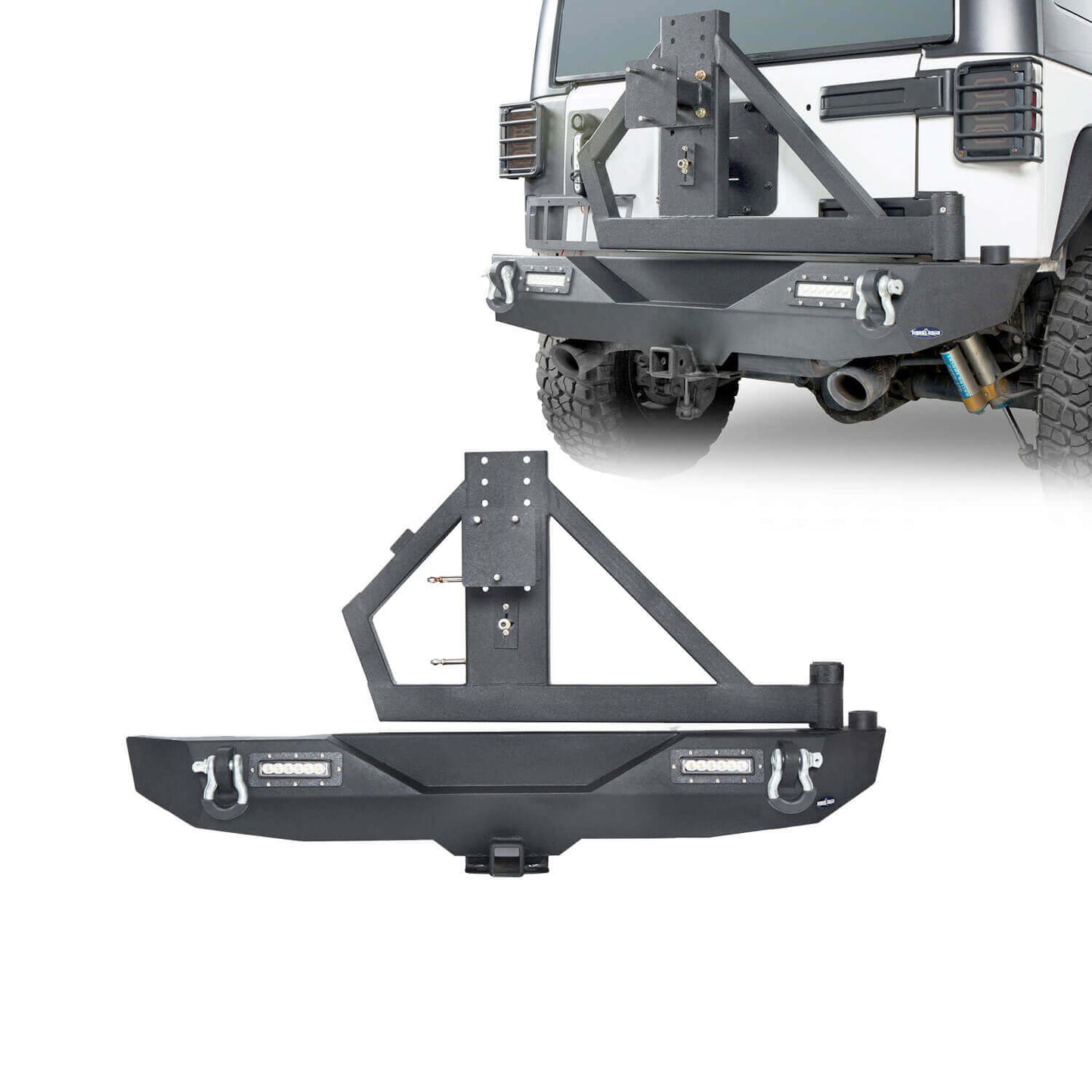 Blade Stubby Front Bumper & Different Trail Rear Bumper Combo(07-18 Jeep Wrangler JK) - Ultralisk 4x4