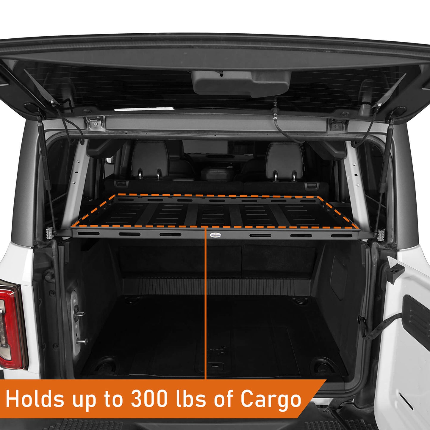 Bronco Interior Cargo Rack Shelf (21-23 Ford 4-Door Hardtops) b8907s 10