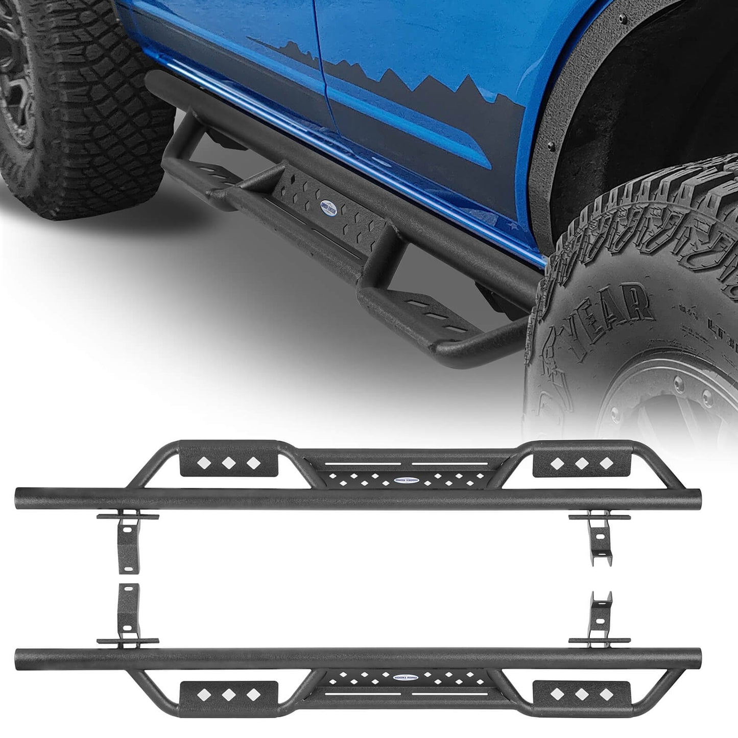 Bronco 4-Door Running Boards(21-25 Ford Bronco) - ultralisk4x4