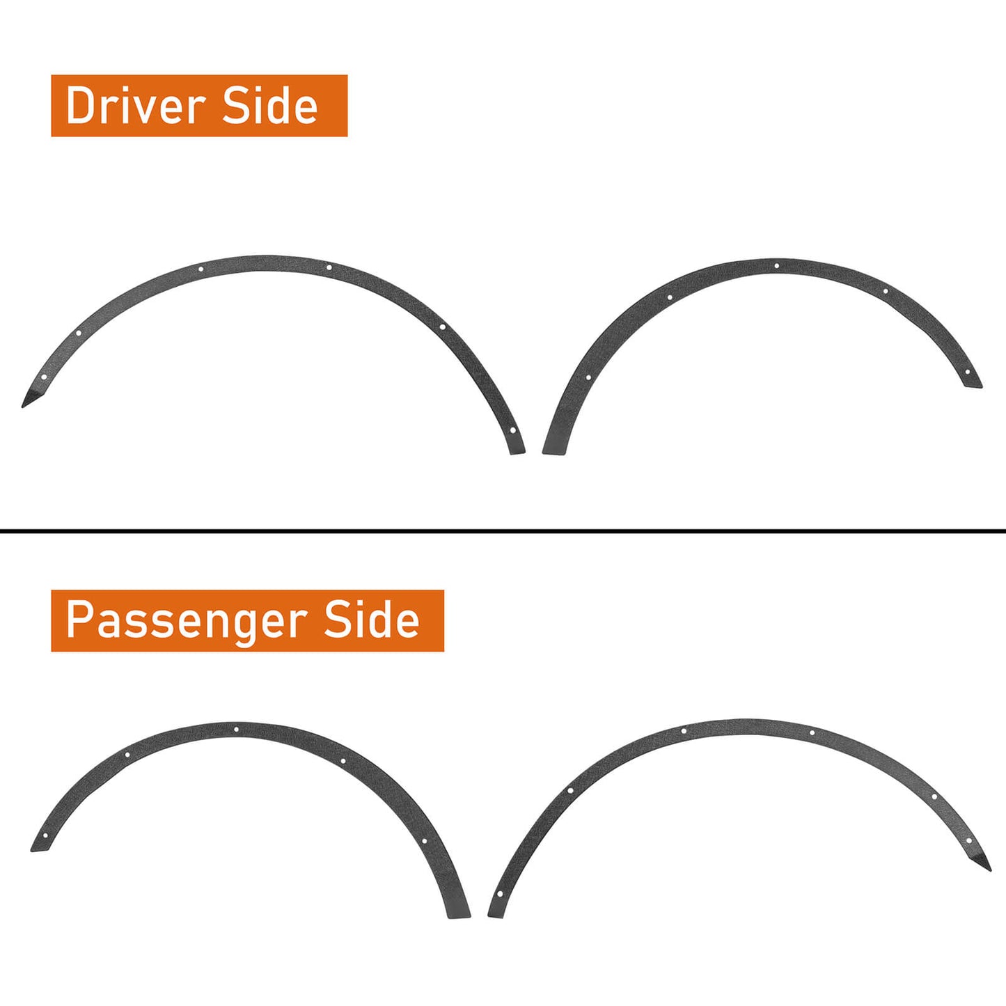 Steel Fender Flares For 2021-2025 Ford Bronco 4-Door - ultralisk4x4