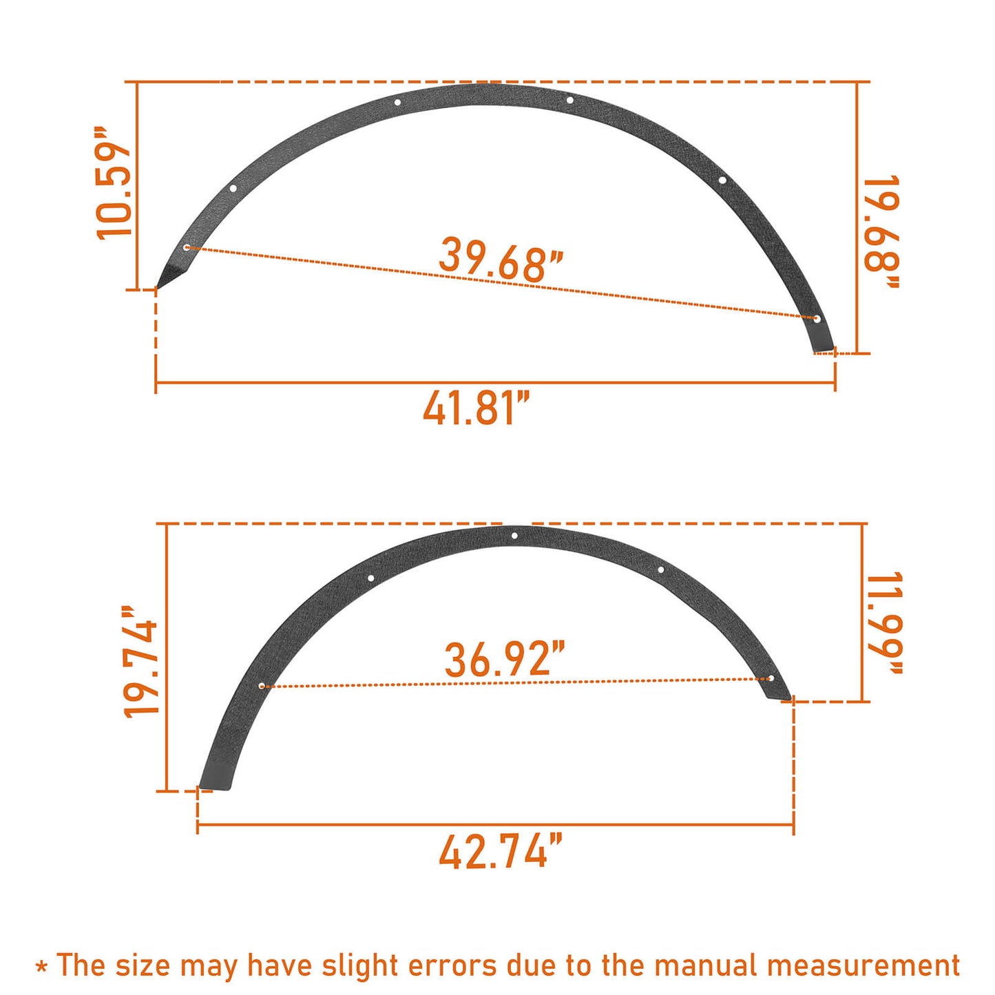 Steel Fender Flares For 2021-2025 Ford Bronco 4-Door - ultralisk4x4