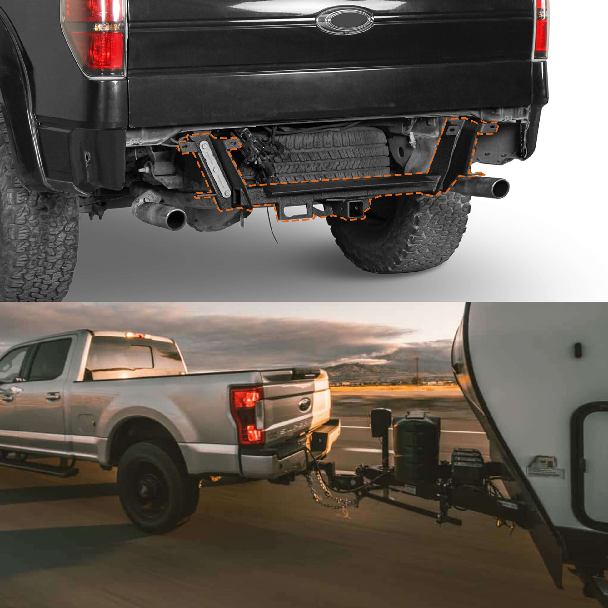 Ford Class III Aftermarket Receiver Hitch with 2" Square Receiver Opening ( 09-14 Ford F-150 ) b8214s 12