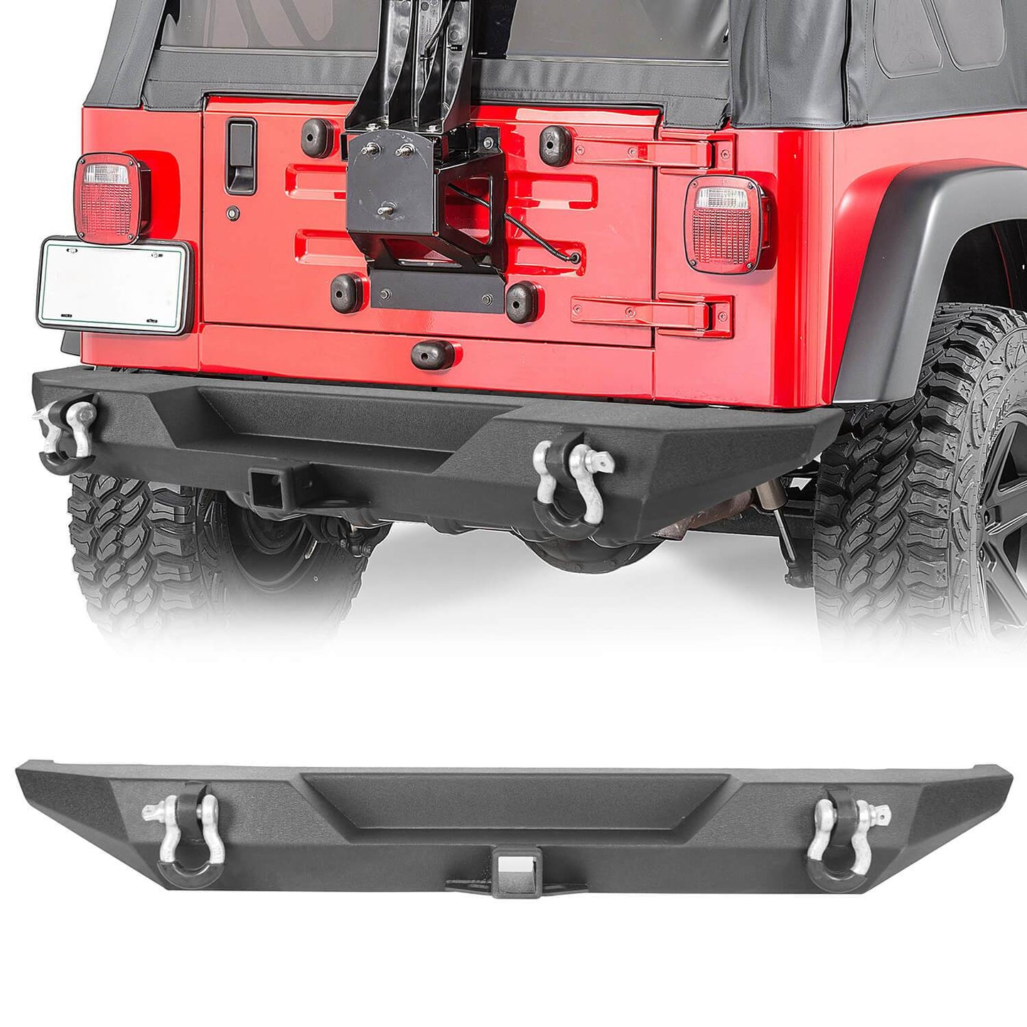 Front & Rear Bumper For 1976-1986 Jeep CJ-7 - ultralisk4x4