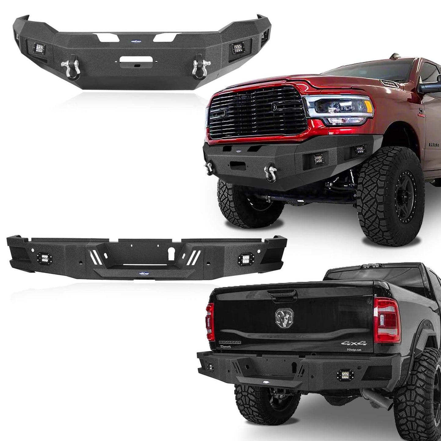 Dodge Ram Front Bumper Rear Bumper Combo for Dodge Ram 2500 - Ultralisk 4x4 u63006304 1