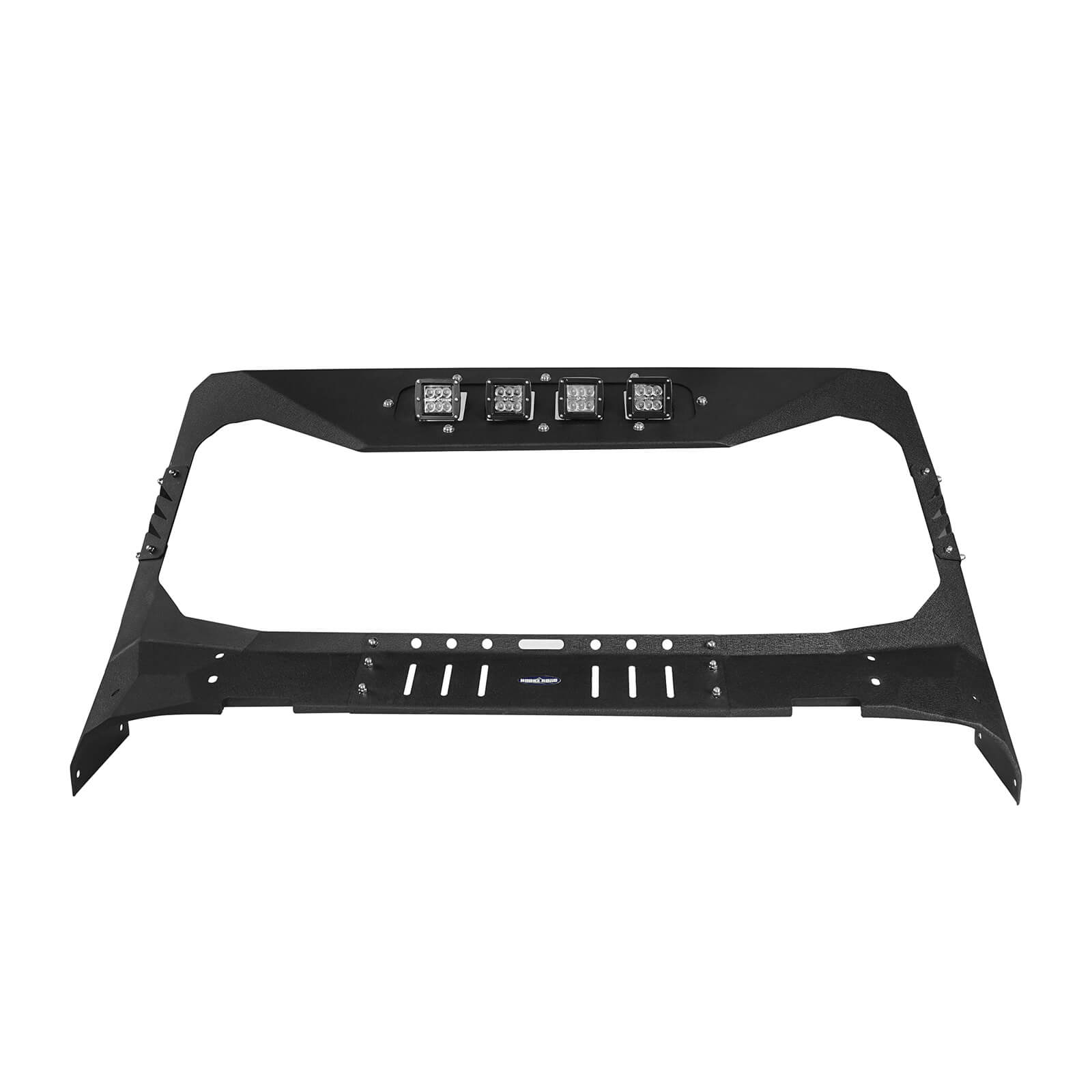 Jeep JL Full-width Front Bumper w/Mad Max Grill & Windshield Frame Cover for Jeep Wrangler JL ultralisk4x4 u30203024 14