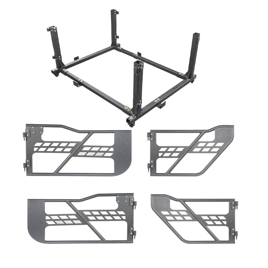 Half Door & Door Storage Door Rack(07-18 Jeep Wrangler JK) - Ultralisk 4x4