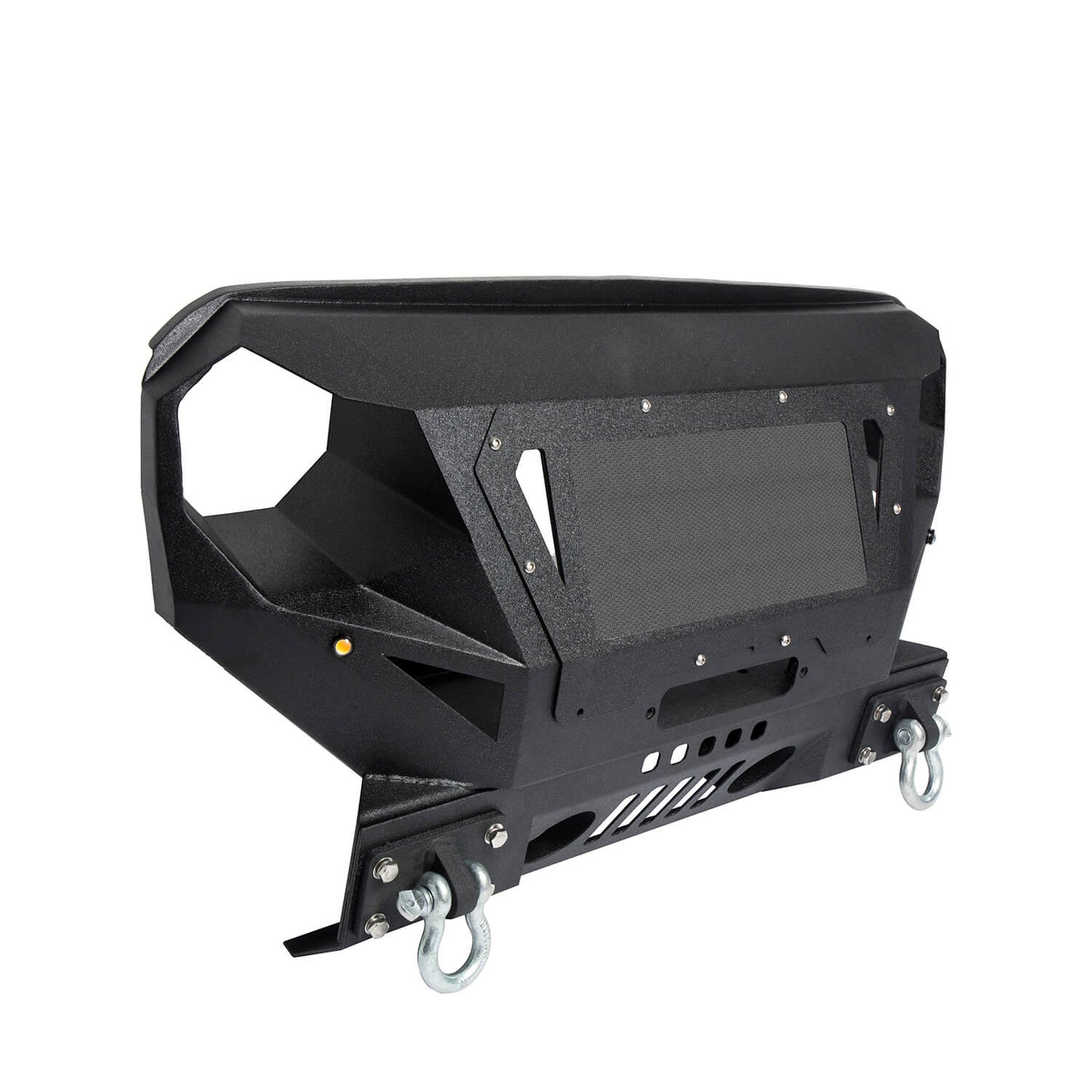 Jeep JK Steel Front Bumper w/Grille & Winch Plate(07-18 Jeep Wrangler JK) - Ultralisk 4x4