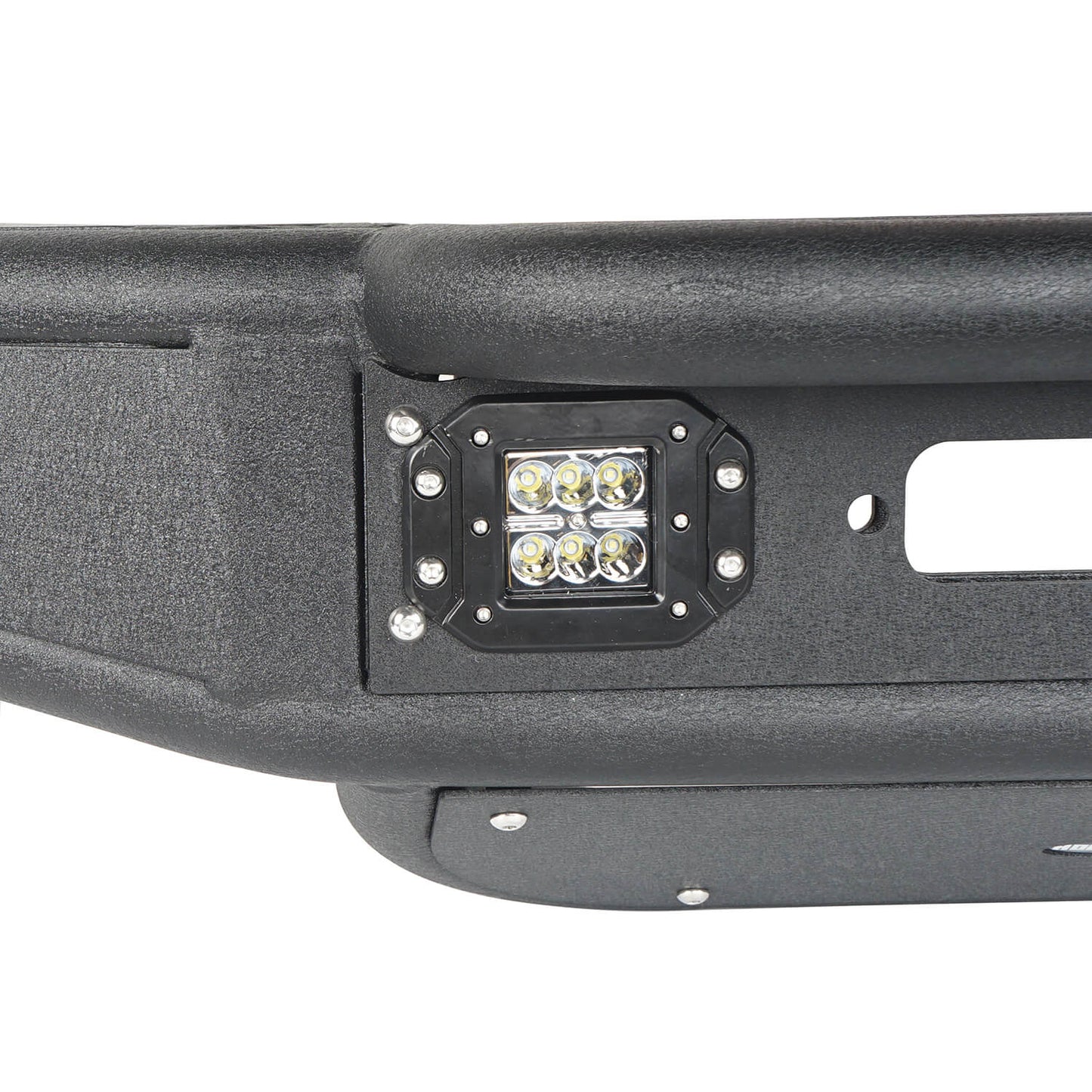 Stubby Tube Front Bumper w/Winch Plate & LED Spotlights(07-18 Jeep Wrangler JK) - Ultralisk 4x4