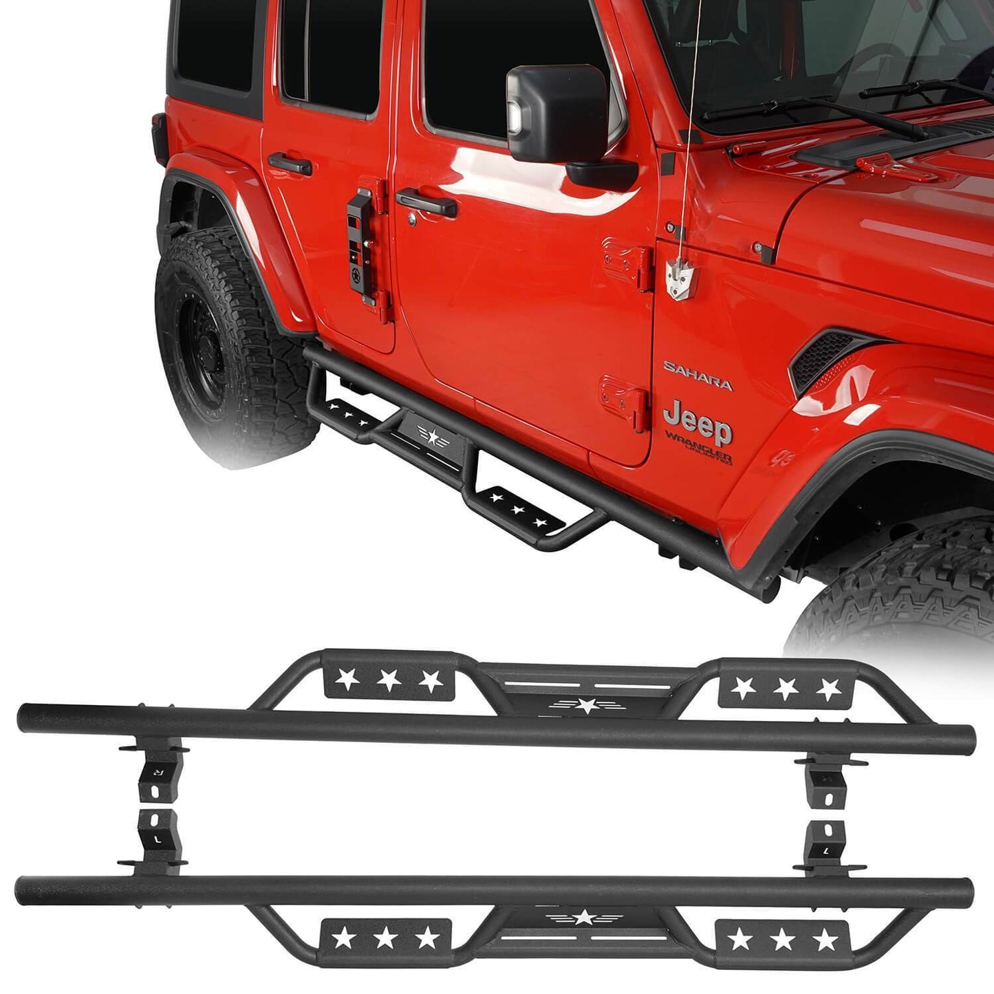 Front Bumper & Rear Bumper & Running Boards Side Steps(18-25 Jeep Wrangler JL) - ultralisk4x4