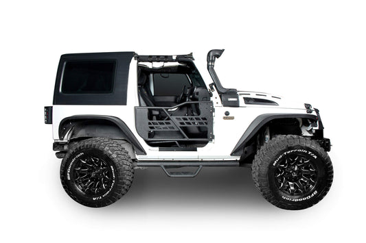 Jeep JK Tube Doors Tubular doors with Mirrors for 2007-2018 Jeep Wrangler JK JKU bxg036mmr10016  2