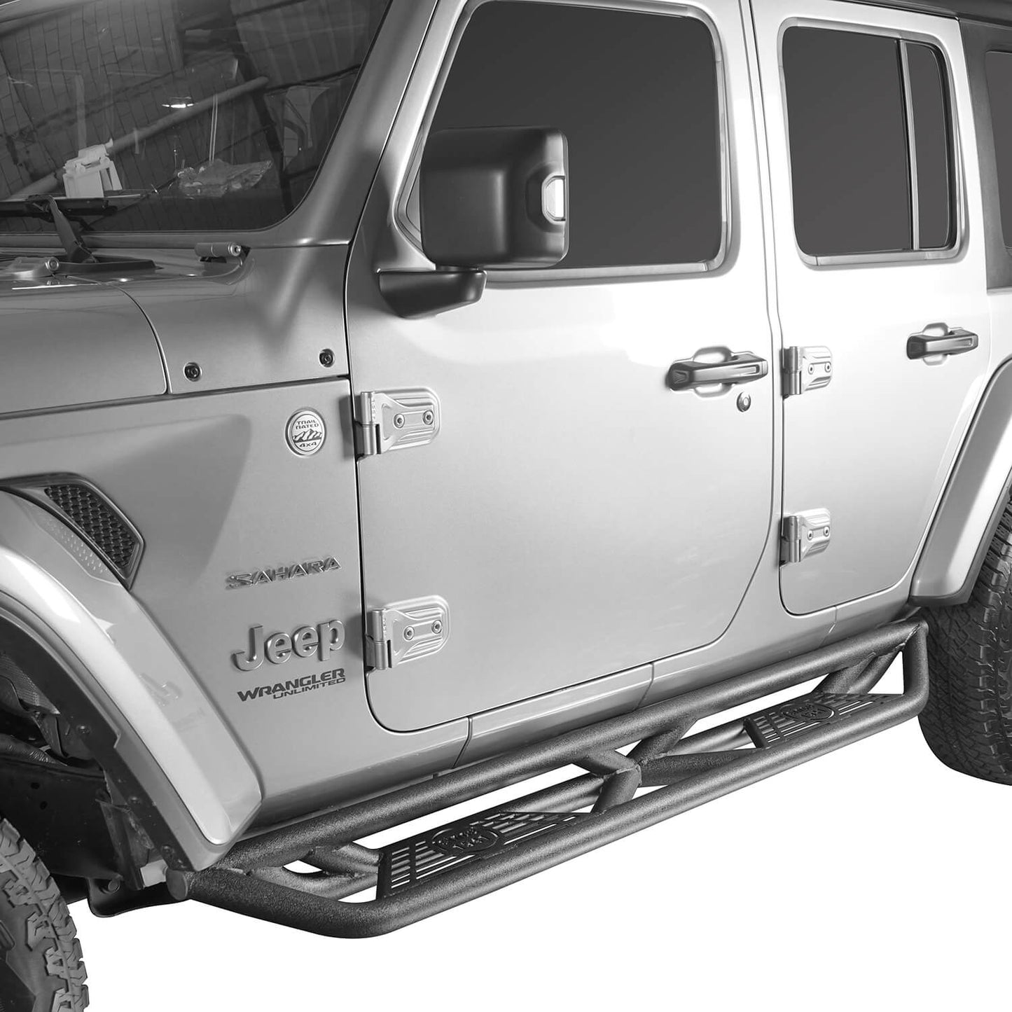 Mad Max Front Bumper Grill & Tube Side Steps(18-25 Jeep Wrangler JL 4 Door) - ultralisk4x4