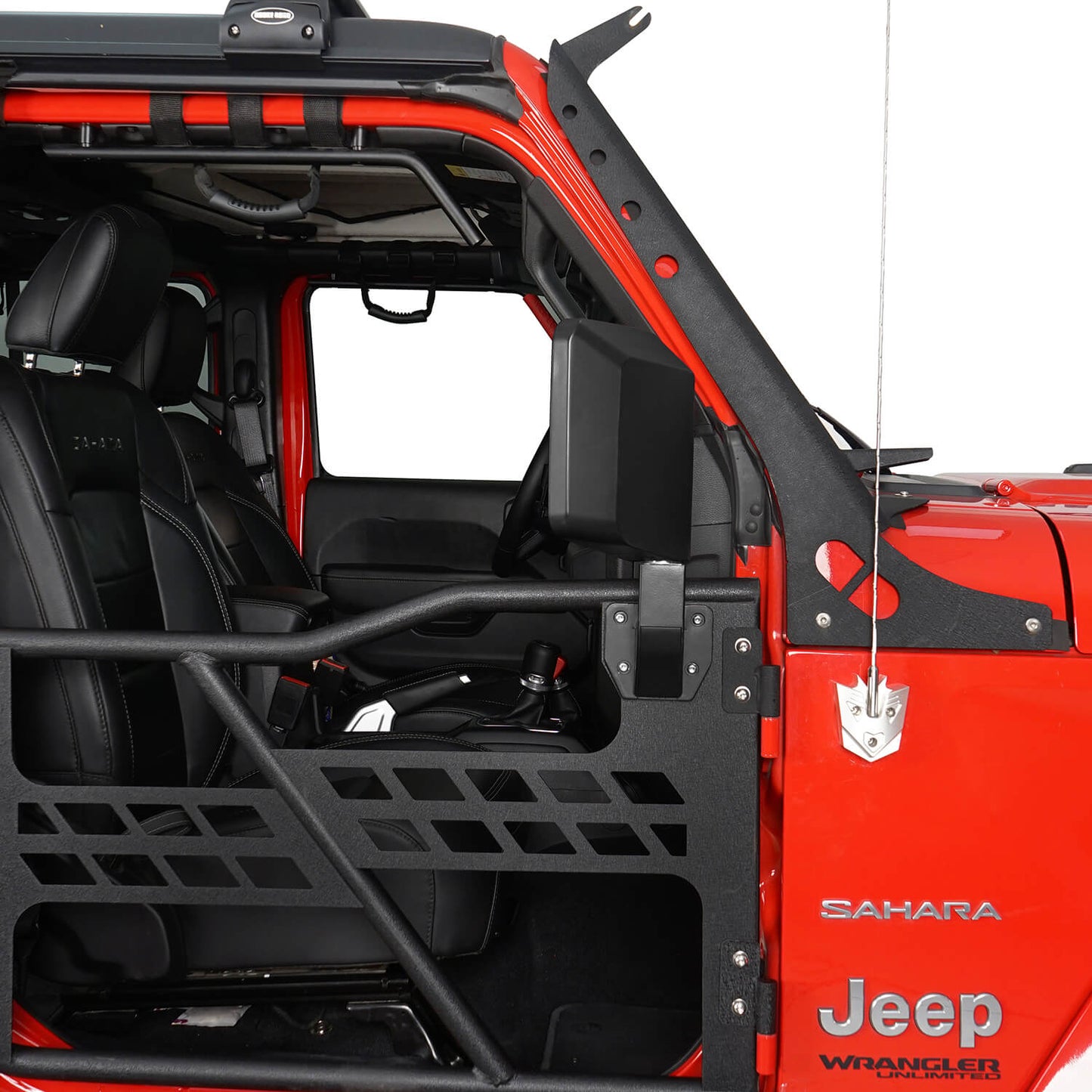 Rock Crawler Tubular Door Guards with Mirrors for 1997-2006 Jeep Wrangler TJ BXG092MMR10016 9