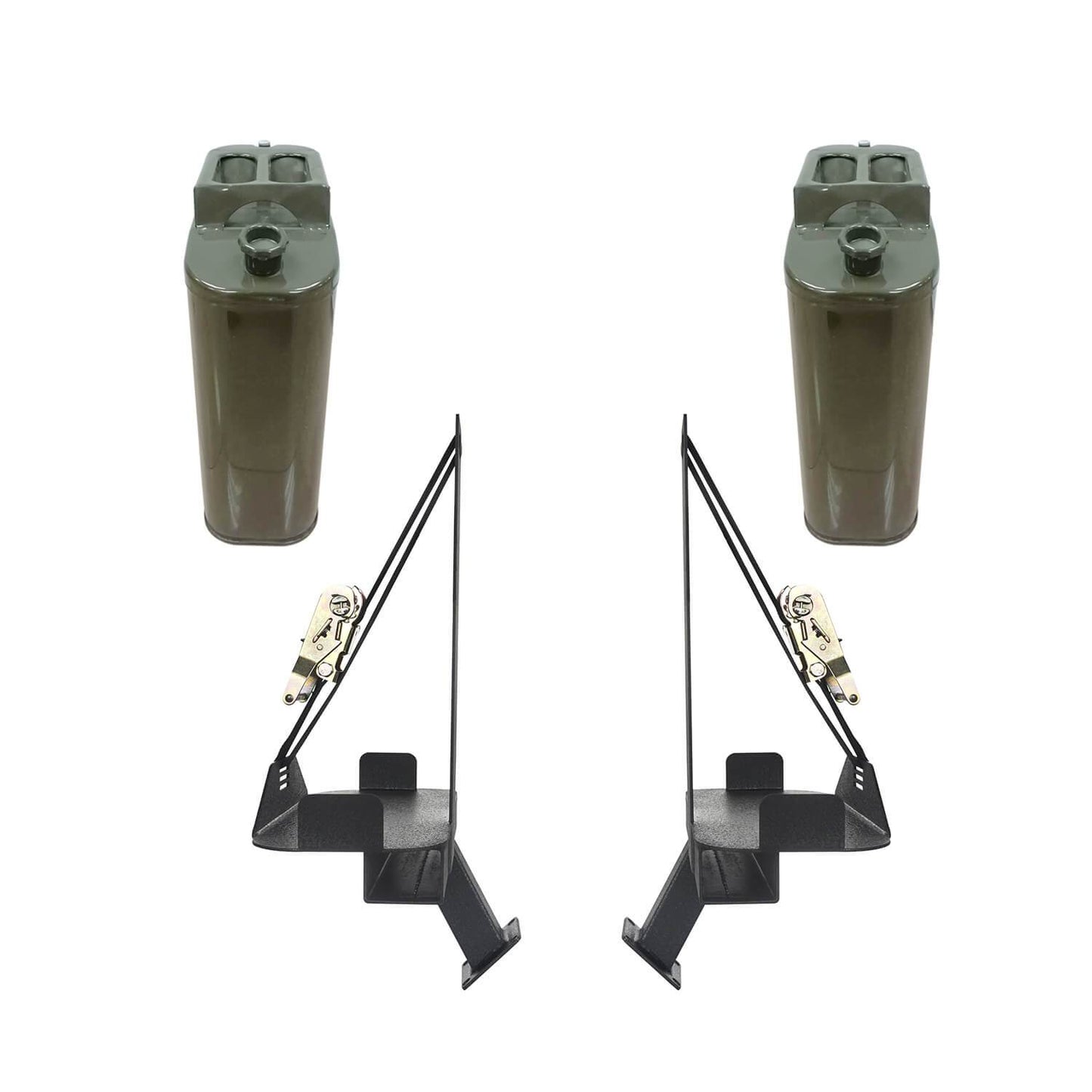 5.3 Gallon Spare Tire Jerry Can Holder(97-18 Jeep Wrangler JK & Jeep Wrangler TJ) - ultralisk4x4