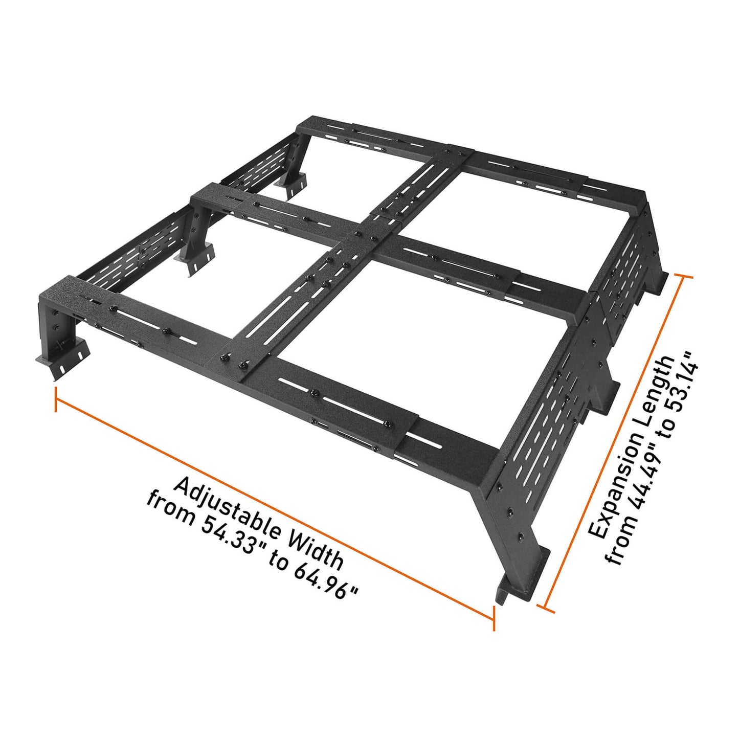Jeep Gladiator JT & Toyota Tacoma 12.2" High Overland Bed Rack BXG.9904-S 19