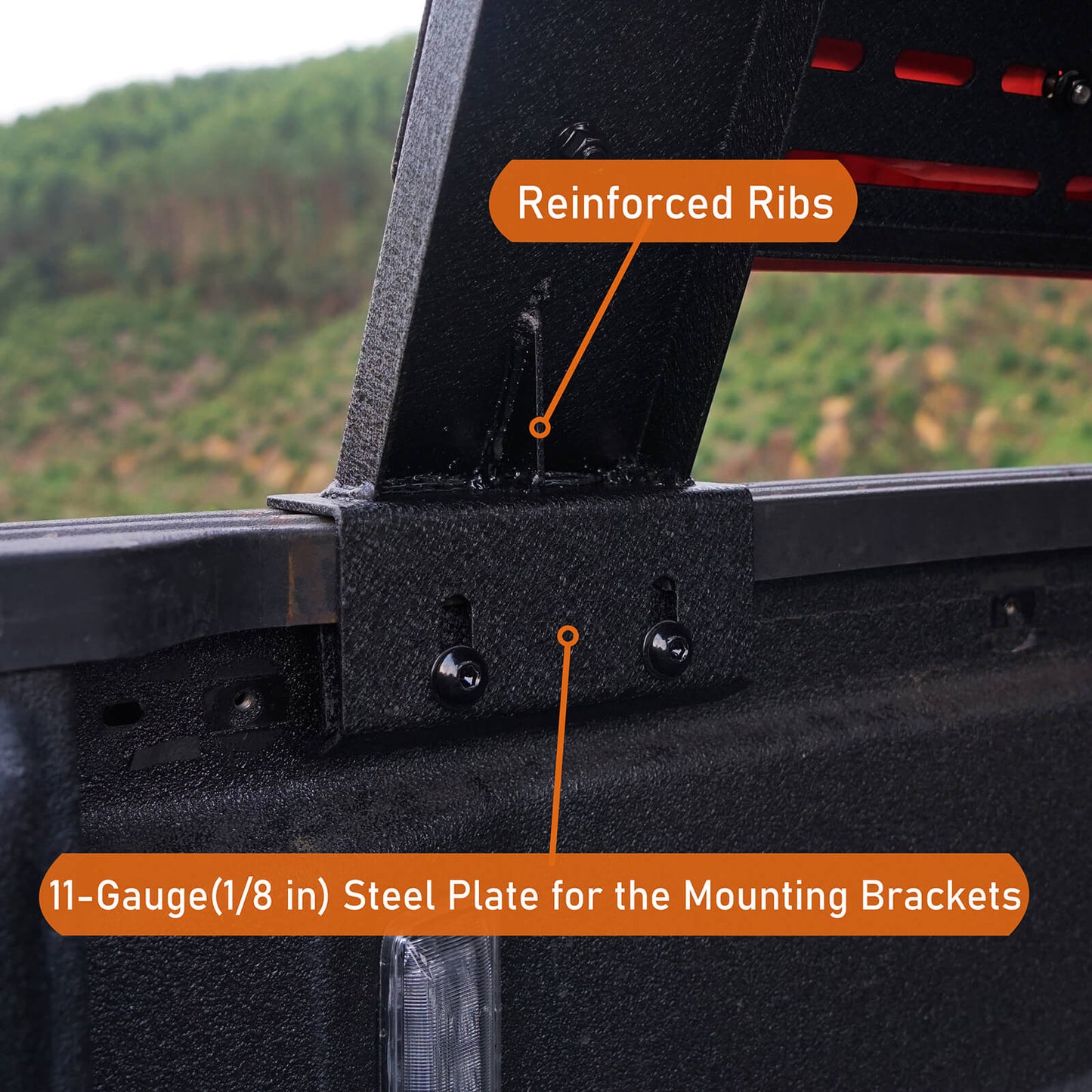 Jeep Gladiator JT & Toyota Tacoma 12.2" High Overland Bed Rack BXG.9904-S 9