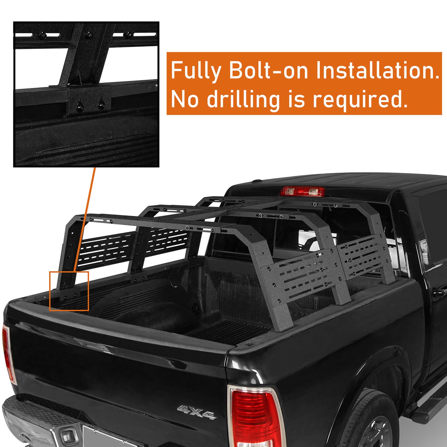 Truck/Pick-up 18.8" High Overland Bed Rack - Ultralisk 4x4
