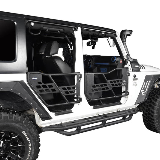 Tubular Doors & Door Rack(07-18 Jeep Wrangler JK) - ultralisk4x4