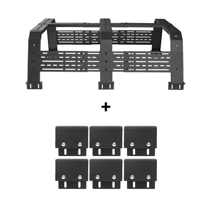 18.8" High Overland Bed Rack Fits Toyota Tacoma & Tundra 6' Bed  - Ultralisk 4x4