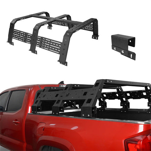 18.8" High Overland Bed Rack Fits Toyota Tacoma & Tundra 6' Bed  - Ultralisk 4x4